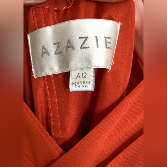 Azazie Vibrant Orange Dress - Picture 4 of 8